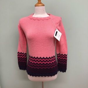 Louet | Women's Colour Block Sweater | Pink